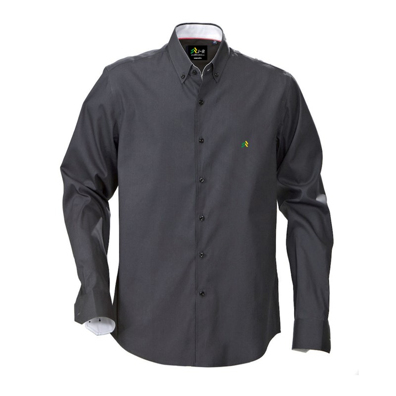 Chemise classique en anthracite